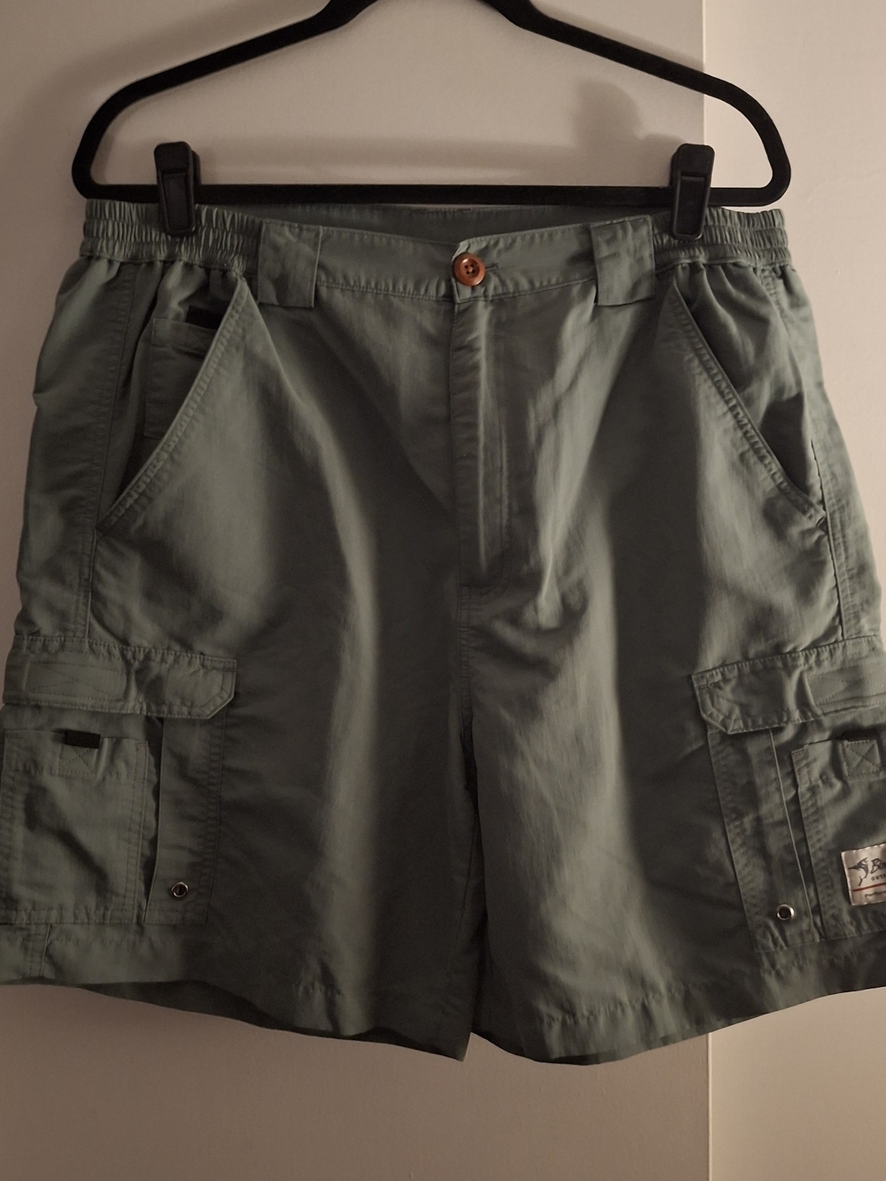 Bimini Bay Outfitters Men's Casual Olive Green Cargo Shorts